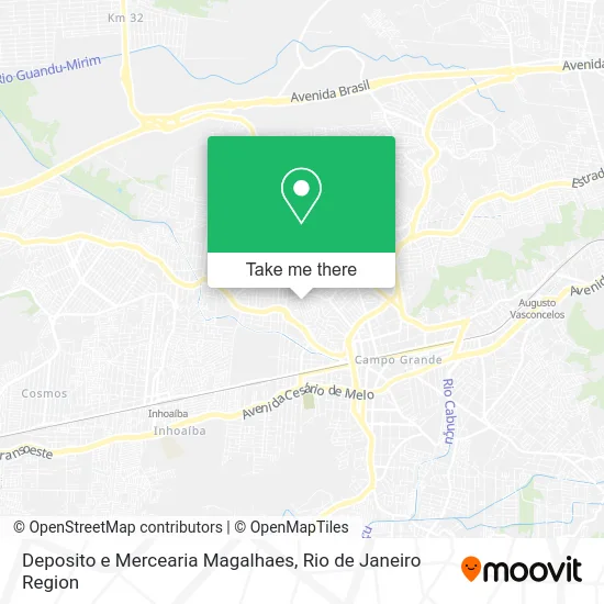 Deposito e Mercearia Magalhaes map
