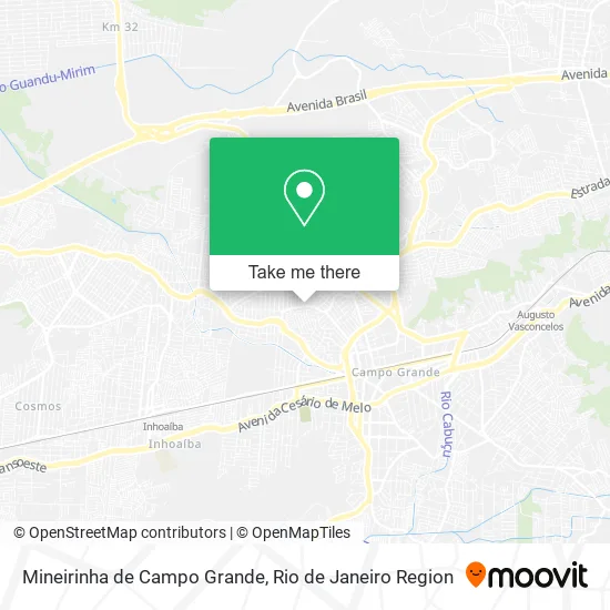 Mineirinha de Campo Grande map