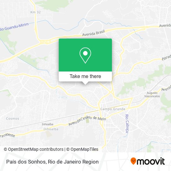 País dos Sonhos map