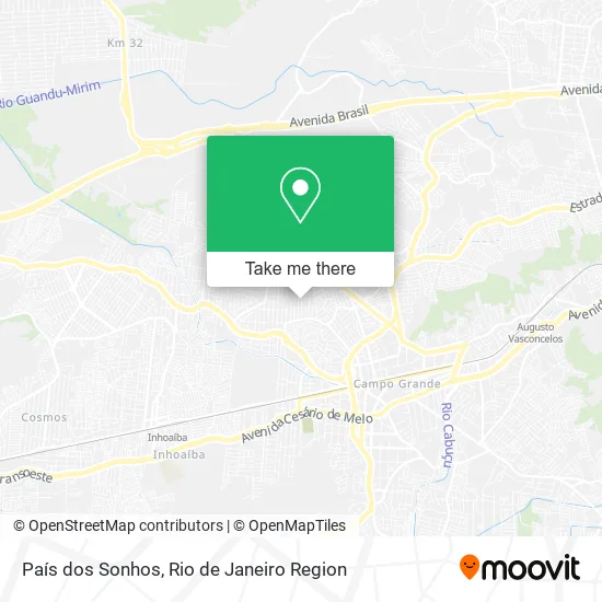 País dos Sonhos map