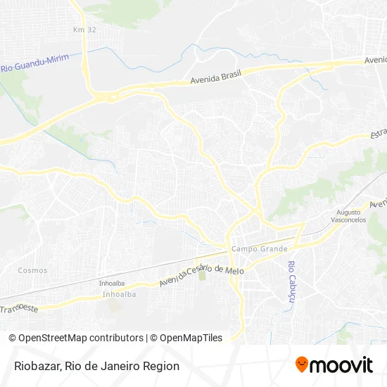 Riobazar map