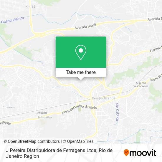 J Pereira Distribuidora de Ferragens Ltda map