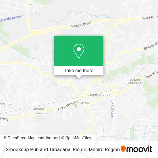 Smookeup Pub and Tabacaria map