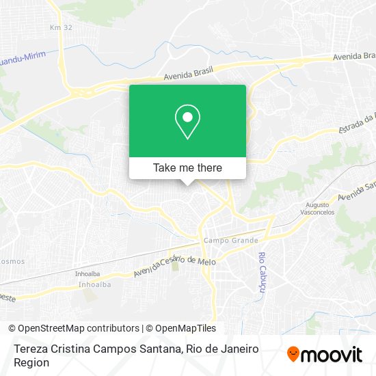 Tereza Cristina Campos Santana map