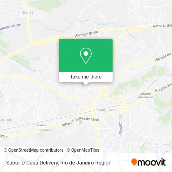 Sabor D Casa Delivery map