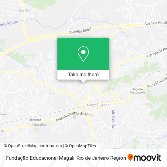 Fundação Educacional Magali map