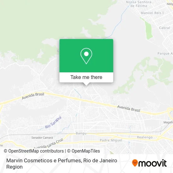 Marvin Cosmeticos e Perfumes map