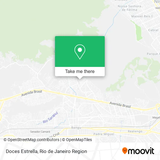 Doces Estrella map
