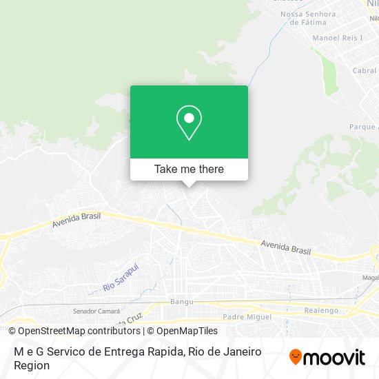 M e G Servico de Entrega Rapida map