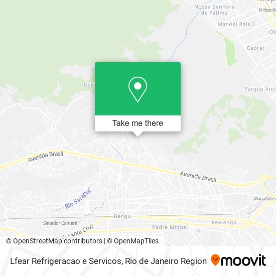 Mapa Lfear Refrigeracao e Servicos