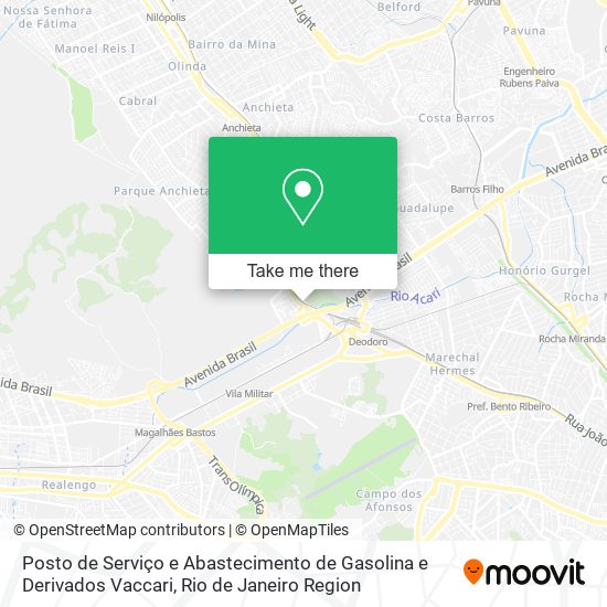 Posto de Serviço e Abastecimento de Gasolina e Derivados Vaccari map