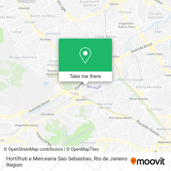 Hortifruti e Mercearia Sao Sebastiao map