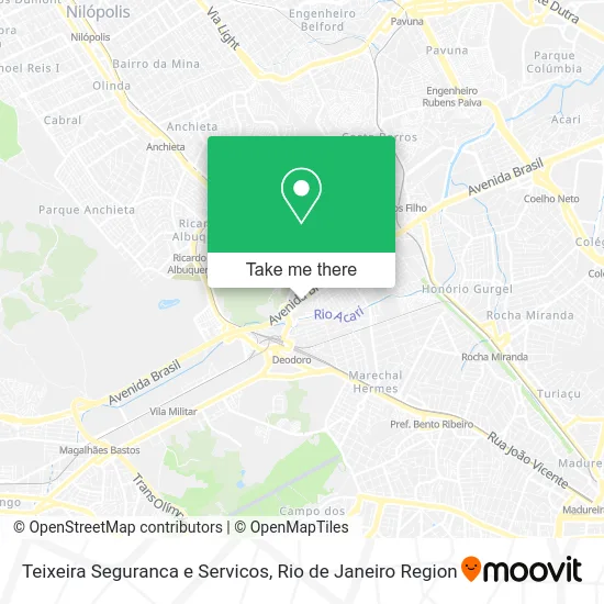 Teixeira Seguranca e Servicos map