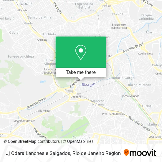 Jj Odara Lanches e Salgados map