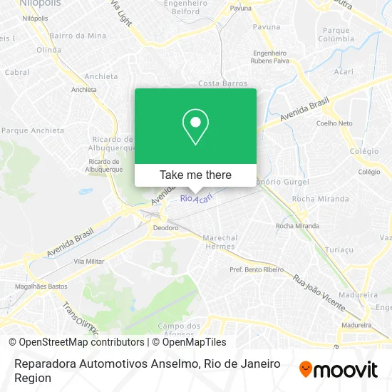 Reparadora Automotivos Anselmo map