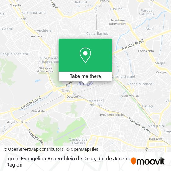 Igreja Evangélica Assembléia de Deus map