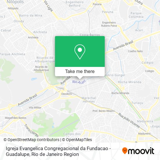 Igreja Evangelica Congregacional da Fundacao - Guadalupe map