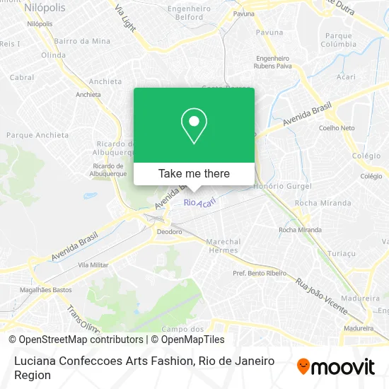 Luciana Confeccoes Arts Fashion map