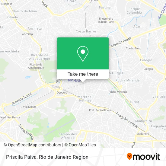 Priscila Paiva map