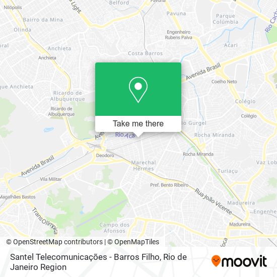 Mapa Santel Telecomunicações - Barros Filho