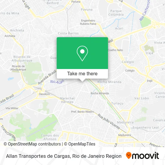 Allan Transportes de Cargas map