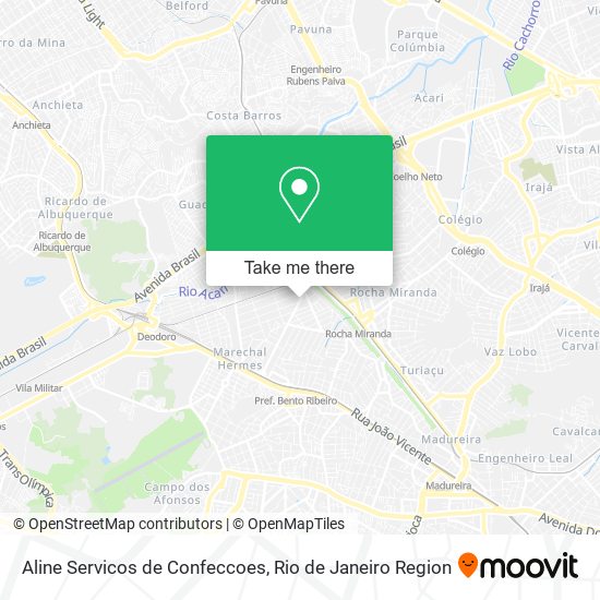 Aline Servicos de Confeccoes map