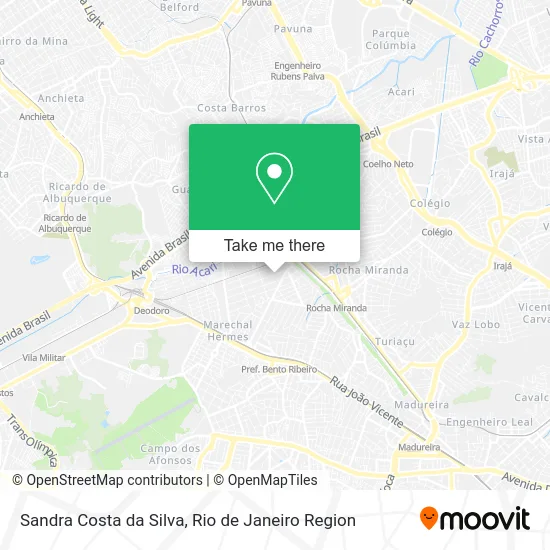 Sandra Costa da Silva map