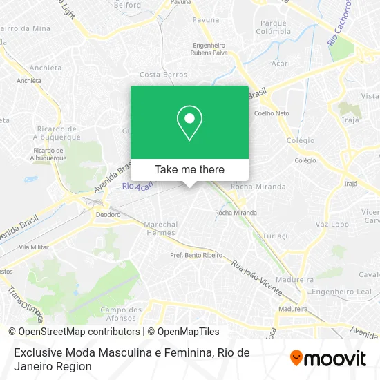 Exclusive Moda Masculina e Feminina map