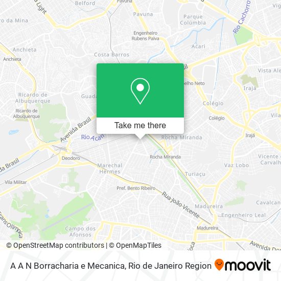 A A N Borracharia e Mecanica map