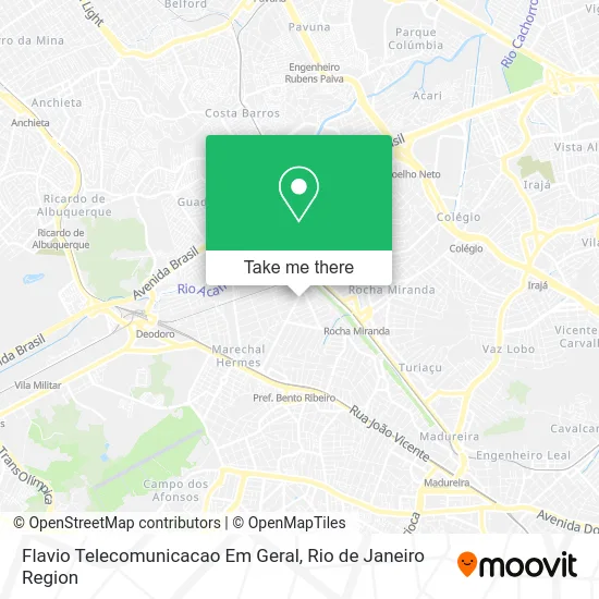 Flavio Telecomunicacao Em Geral map