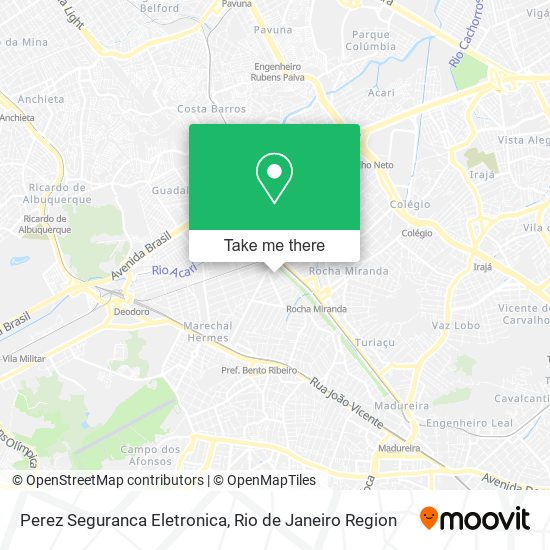 Perez Seguranca Eletronica map