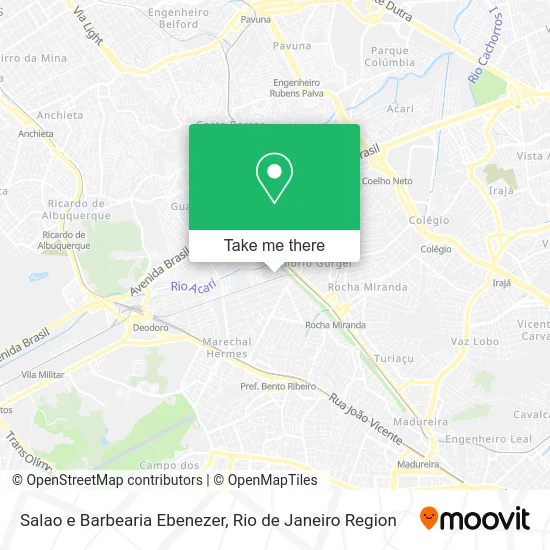 Salao e Barbearia Ebenezer map