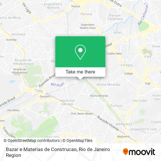 Bazar e Materias de Construcao map