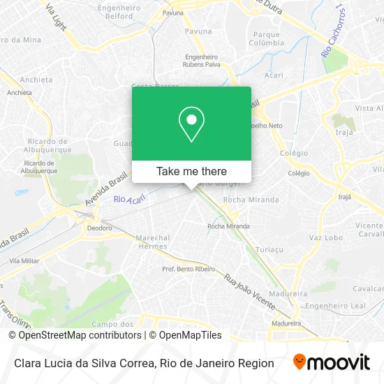 Clara Lucia da Silva Correa map