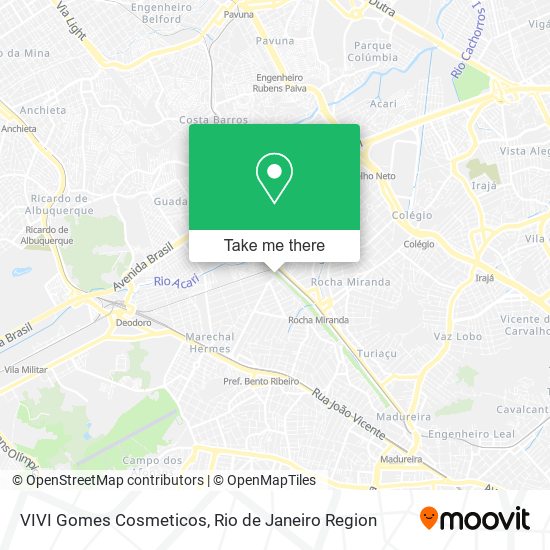 VIVI Gomes Cosmeticos map