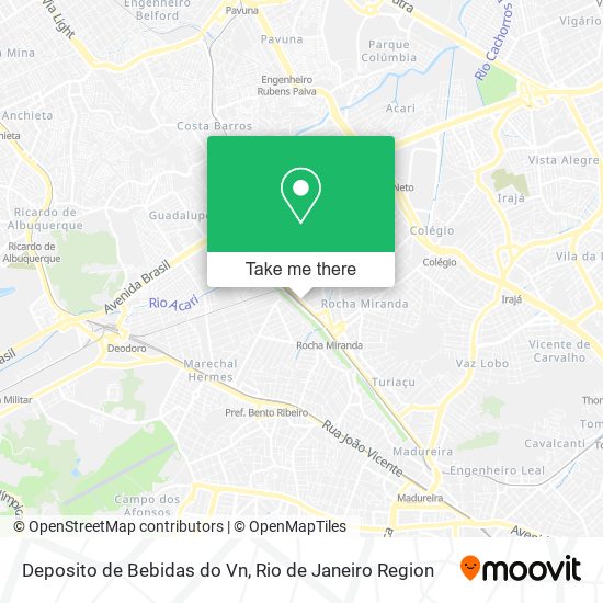 Deposito de Bebidas do Vn map