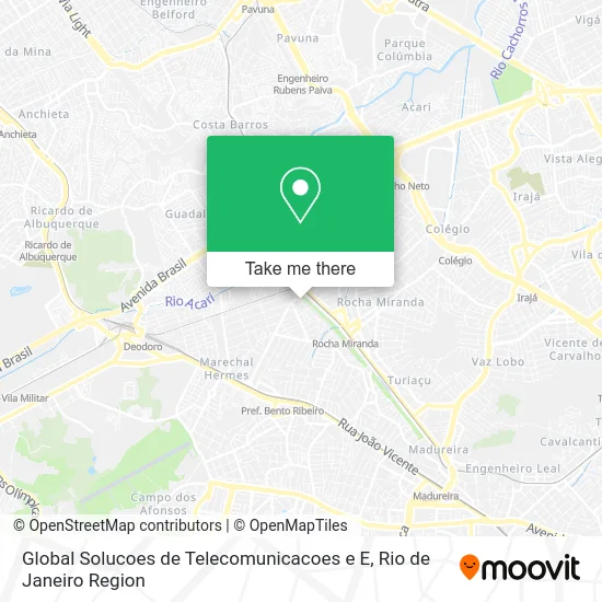 Global Solucoes de Telecomunicacoes e E map