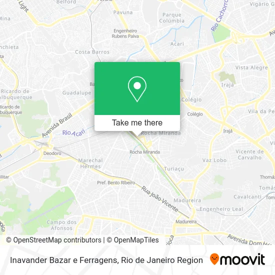 Inavander Bazar e Ferragens map