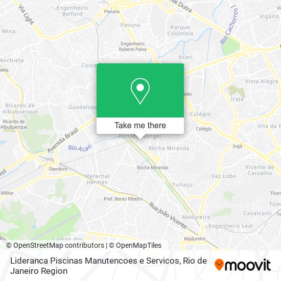 Lideranca Piscinas Manutencoes e Servicos map