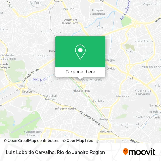 Luiz Lobo de Carvalho map