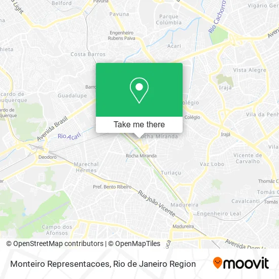 Monteiro Representacoes map