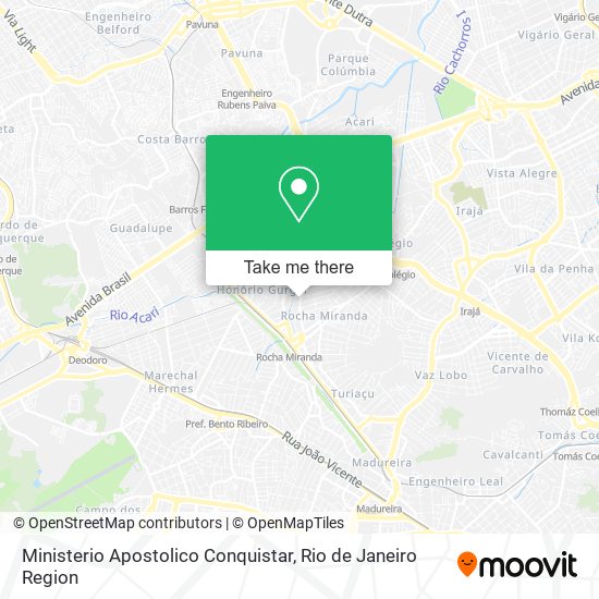 Ministerio Apostolico Conquistar map