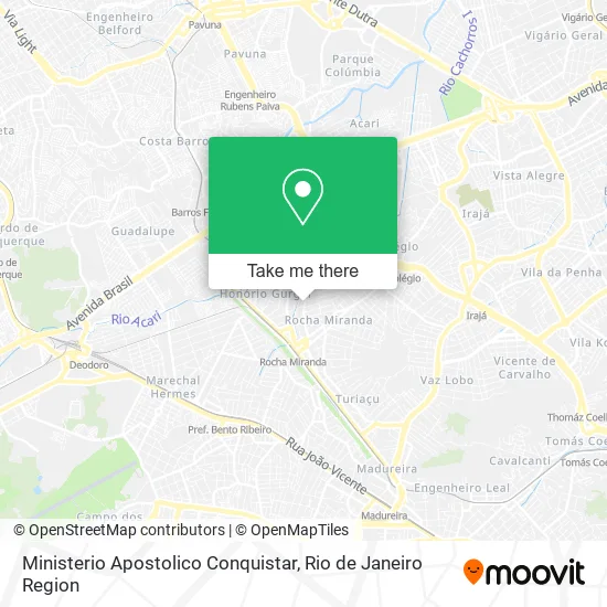 Ministerio Apostolico Conquistar map