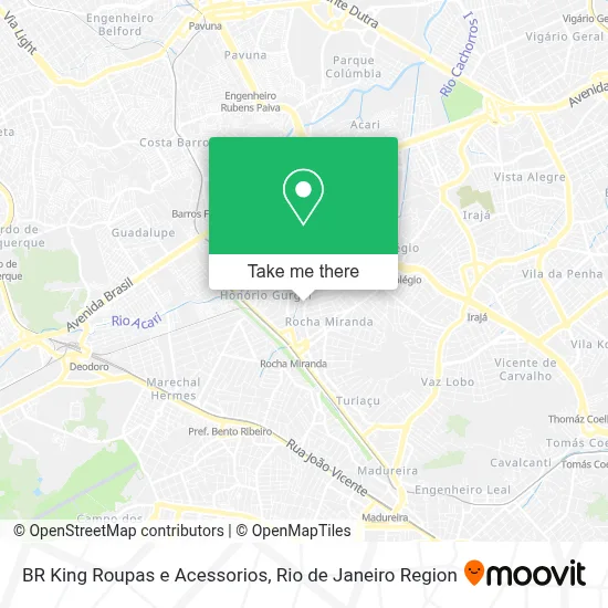 BR King Roupas e Acessorios map