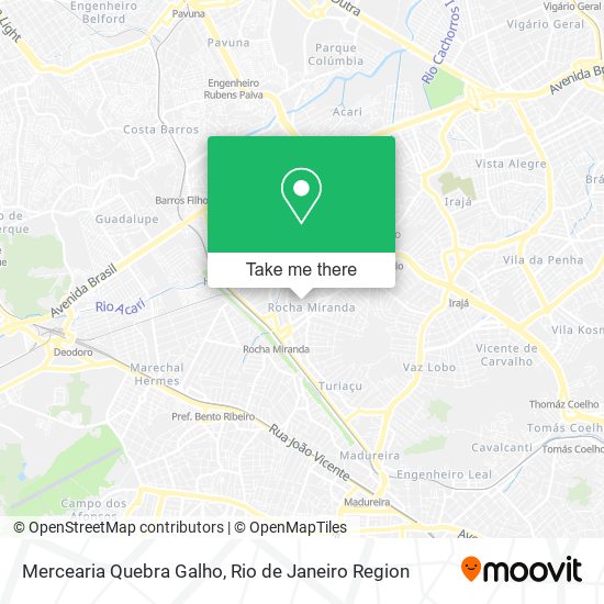 Mercearia Quebra Galho map