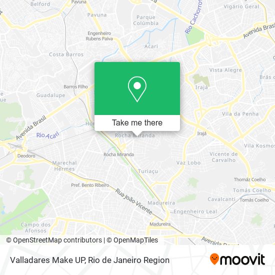 Valladares Make UP map