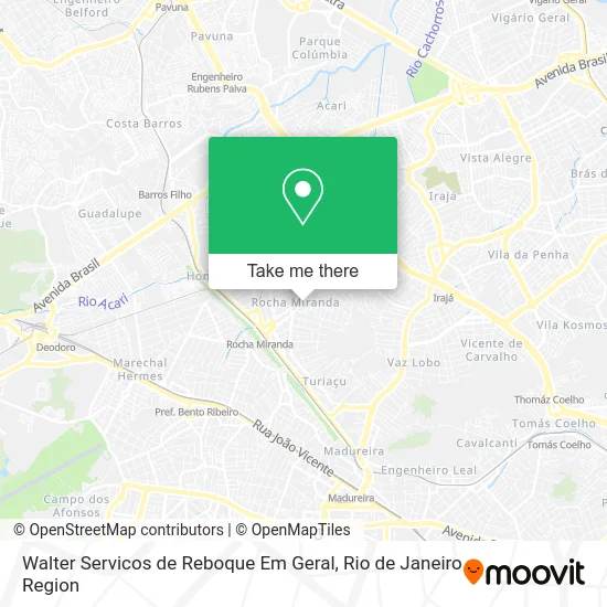 Walter Servicos de Reboque Em Geral map