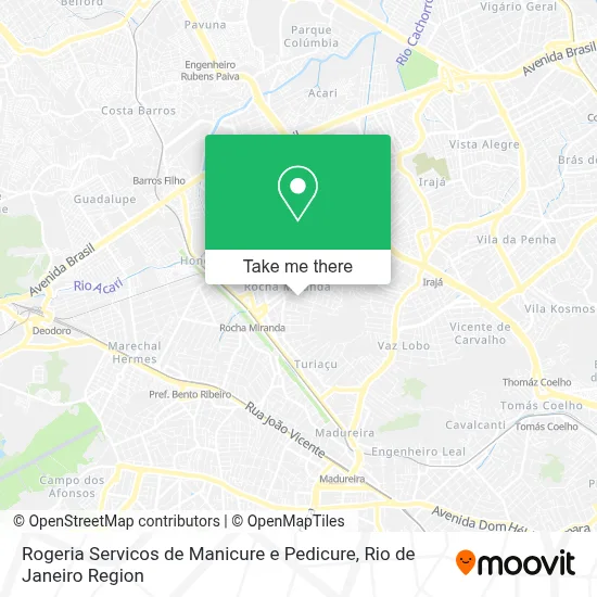 Rogeria Servicos de Manicure e Pedicure map