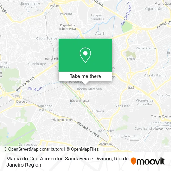 Magia do Ceu Alimentos Saudaveis e Divinos map