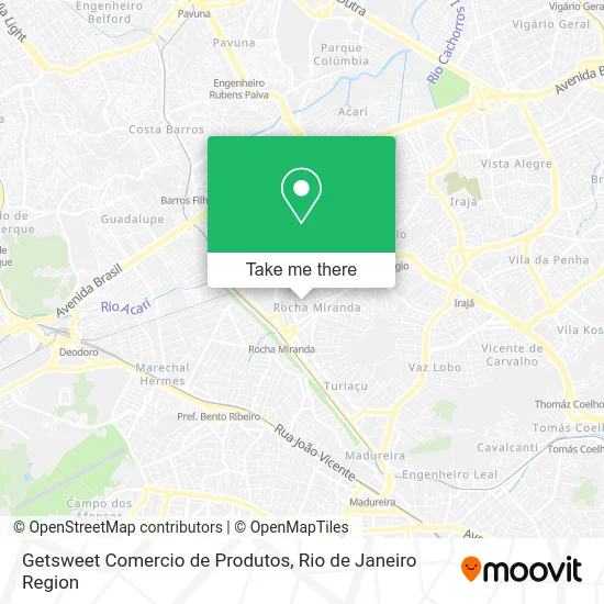 Getsweet Comercio de Produtos map